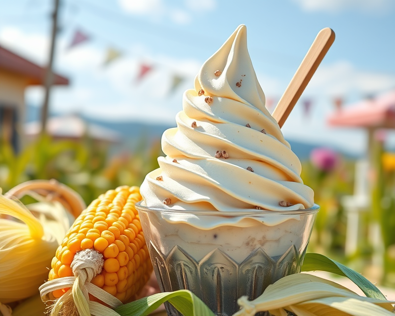 corn, ice cream